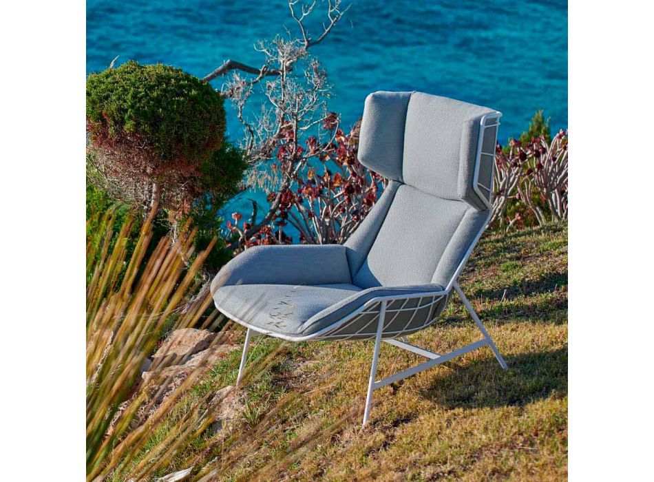 Fotel ogrodowy Bergere Varaschin Summer Set of modern design Viadurini