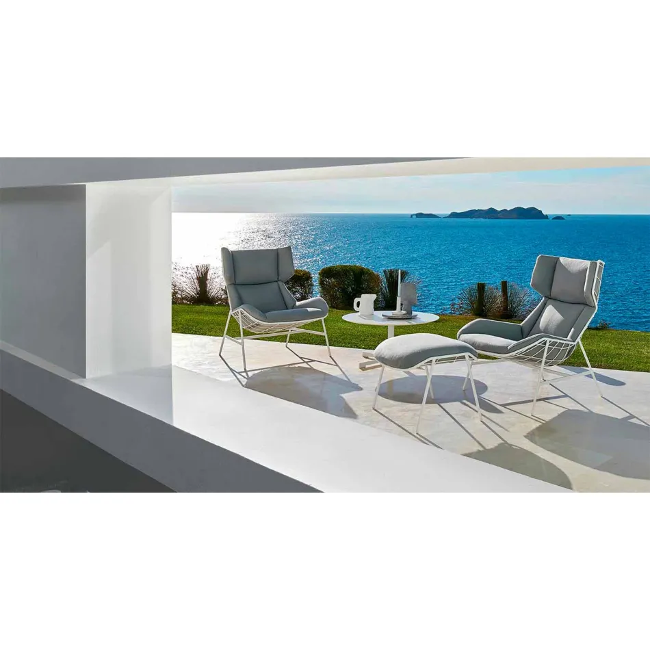 Fotel ogrodowy Bergere Varaschin Summer Set of modern design Viadurini