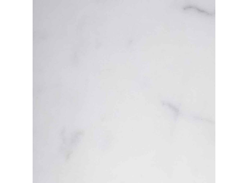 Szkło Grappa w białym marmurze z Carrary Made in Italy - Fergie Viadurini