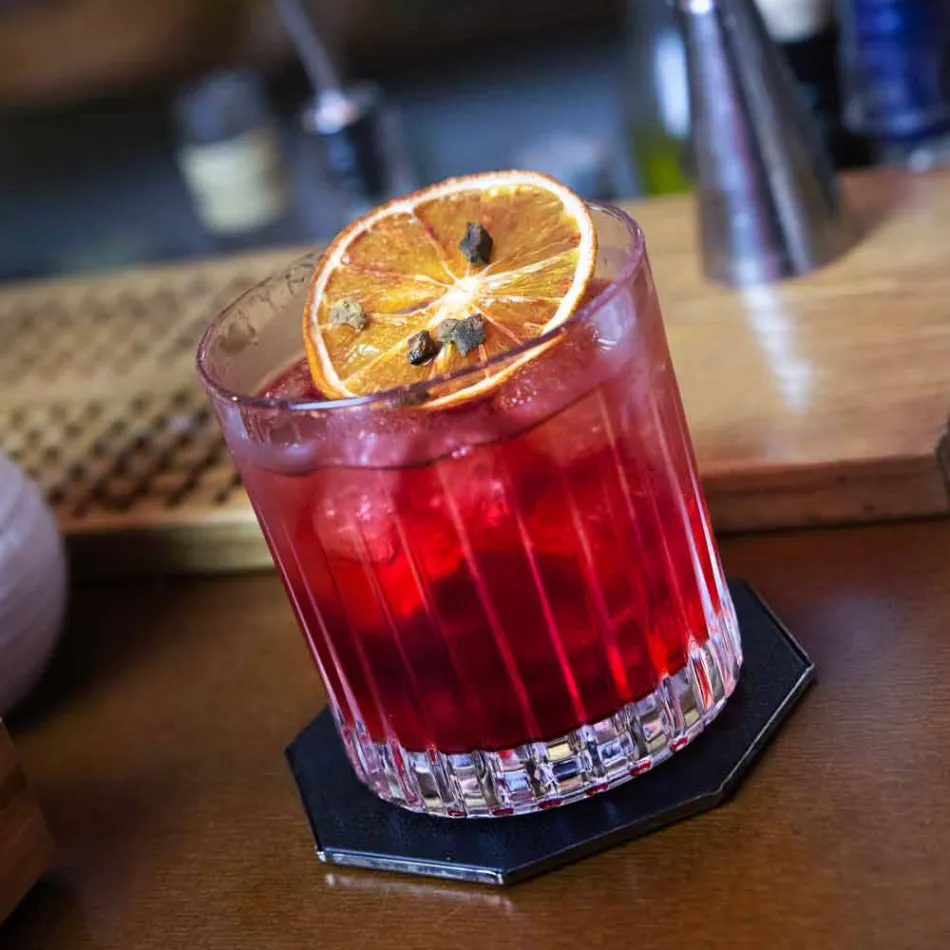 Lowball Tumbler Basso Old Fashioned Glasses for Cockatil 12 Pieces - Senzatempo Viadurini