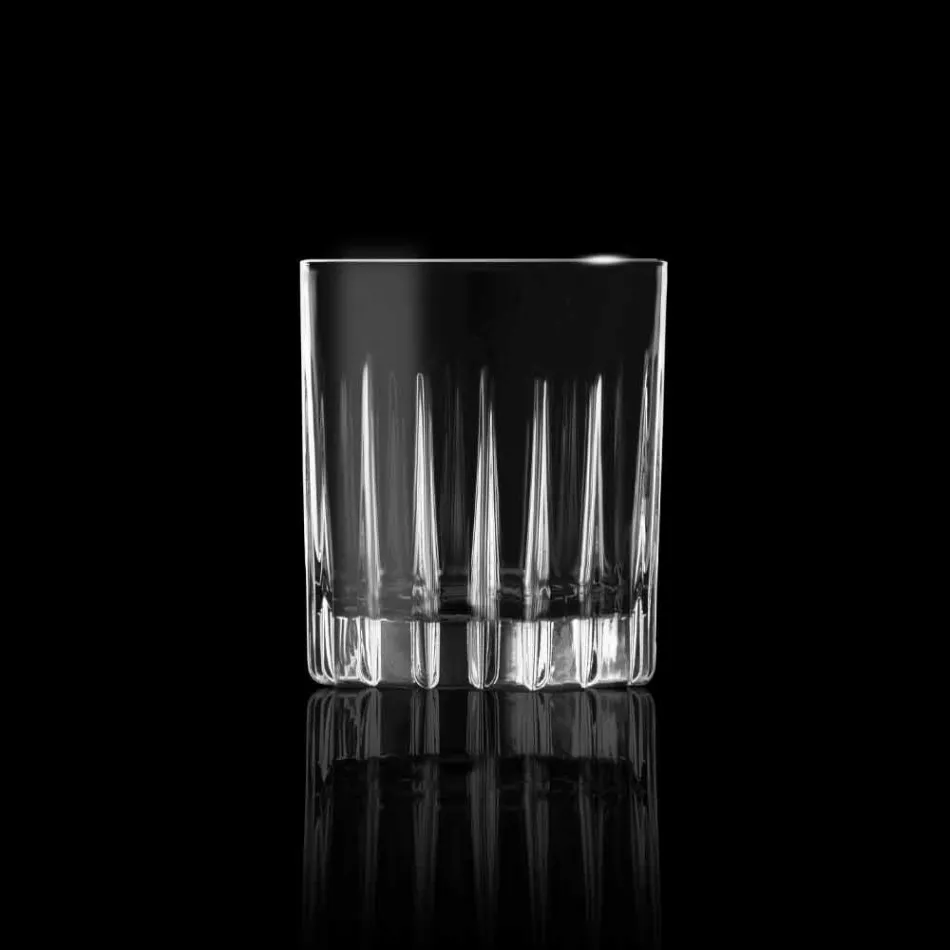 Lowball Tumbler Basso Old Fashioned Glasses for Cockatil 12 Pieces - Senzatempo Viadurini