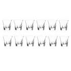 Szklanki do niskich napojów Tumbler z ekologicznego kryształu, 12 szt. - amalgamat Viadurini