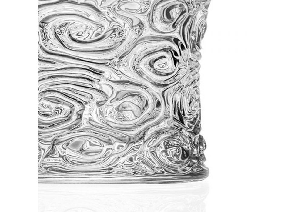 Niskie Szklanki w Dekoracji Eco Crystal Audace 12 Sztuk - Ritmo Viadurini