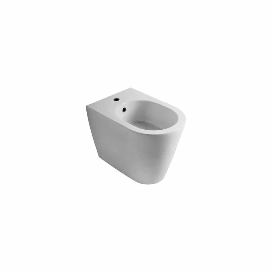 Nowoczesny design ceramiczny bidet 57x37cm Sun, wyprodukowany we Włoszech Viadurini