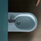 Nowoczesny design ceramiczny bidet 57x37cm Sun, wyprodukowany we Włoszech Viadurini