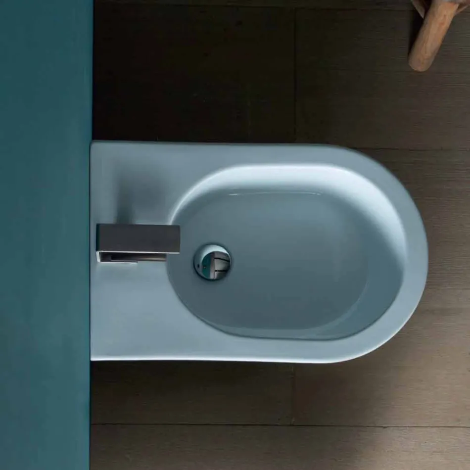 Nowoczesny design ceramiczny bidet 57x37cm Sun, wyprodukowany we Włoszech Viadurini