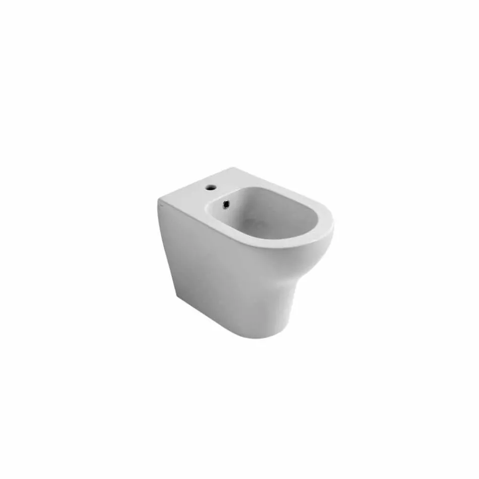 Nowoczesny ceramiczny bidet o wymiarach 54x35 cm, wykonany we Włoszech Viadurini