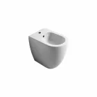 Nowoczesny design ceramiczny bidet Shine Square Open Rimless H50 cm Viadurini