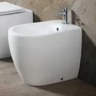 Bidet podłogowy Aster z matowej ceramiki w dwóch kolorach i nowoczesnym wzornictwie Viadurini
