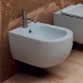 Nowoczesny design ceramiczny bidet ścienny Star 55x35cm wyprodukowany we Włoszech