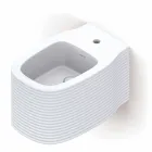 Ceramiczny bidet wiszący o nowoczesnym designie wyprodukowany we Włoszech, Hamlet Viadurini
