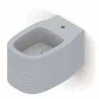 Ceramiczny bidet wiszący o nowoczesnym designie wyprodukowany we Włoszech, Hamlet Viadurini
