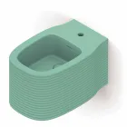 Ceramiczny bidet wiszący o nowoczesnym designie wyprodukowany we Włoszech, Hamlet Viadurini