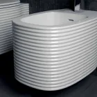 Ceramiczny bidet wiszący o nowoczesnym designie wyprodukowany we Włoszech, Hamlet Viadurini