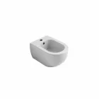 Nowoczesny bidet wiszący w białej ceramicznej oprawie Star 50x35cm wykonany we Włoszech Viadurini