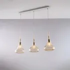 Żelazna szyna ze szkłem pyreksowym Wyprodukowano we Włoszech do dekoracji wnętrz - Corinto Viadurini