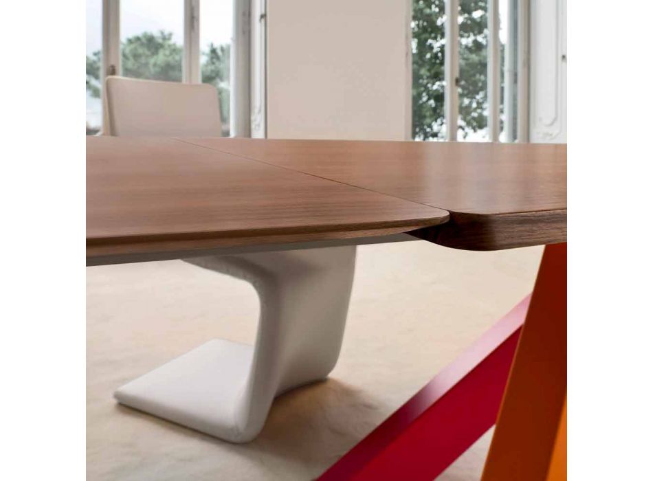 Stół do fornirowania z drewna stołowego Bonaldo Big Table wykonany we Włoszech