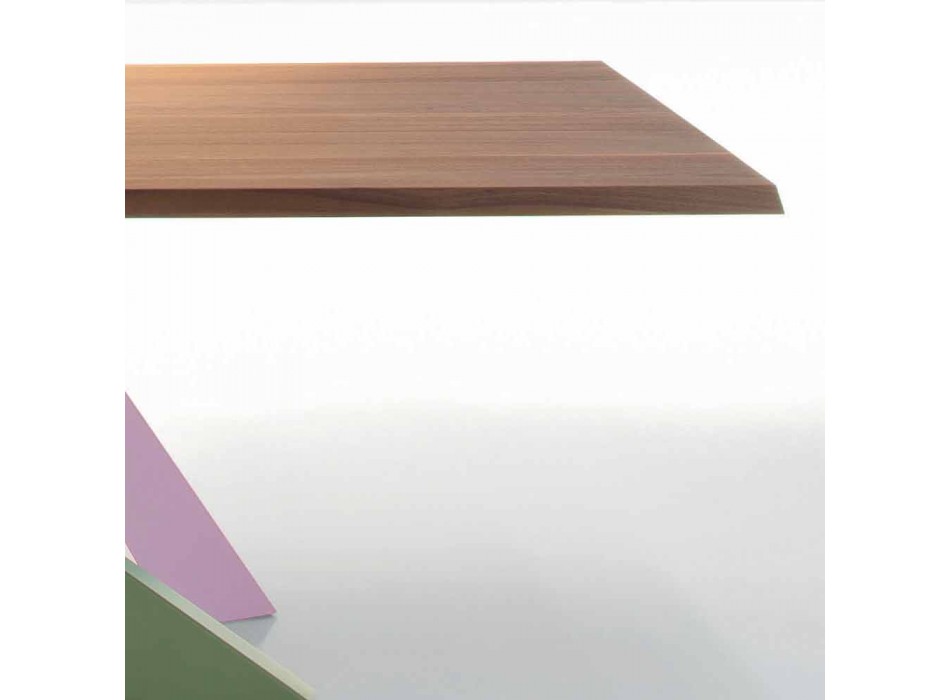 Stół z litego drewna orzechowego Bonaldo Big Table wykonany we Włoszech