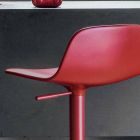 Bonaldo Bonnie obrotowy regulowany stalowy stołek wykonany we Włoszech Bonnie Viadurini