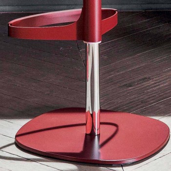 Bonaldo Bonnie obrotowy regulowany stalowy stołek wykonany we Włoszech Bonnie