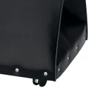 Torba na drewno opałowe z ekoskóry na kółkach Made in Italy - Ślimak Viadurini