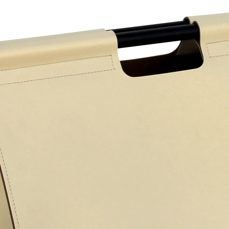 Torba na drewno opałowe z ekoskóry na kółkach Made in Italy - Ślimak Viadurini