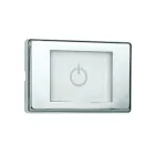 Nowoczesna głowica prysznicowa Bossini Dream w chromowanym wykończeniu z oświetleniem LED i czterema funkcjami Viadurini