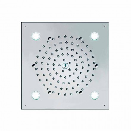 Bossini Shower Head 4 dioda LED Cube-Light Viadurini