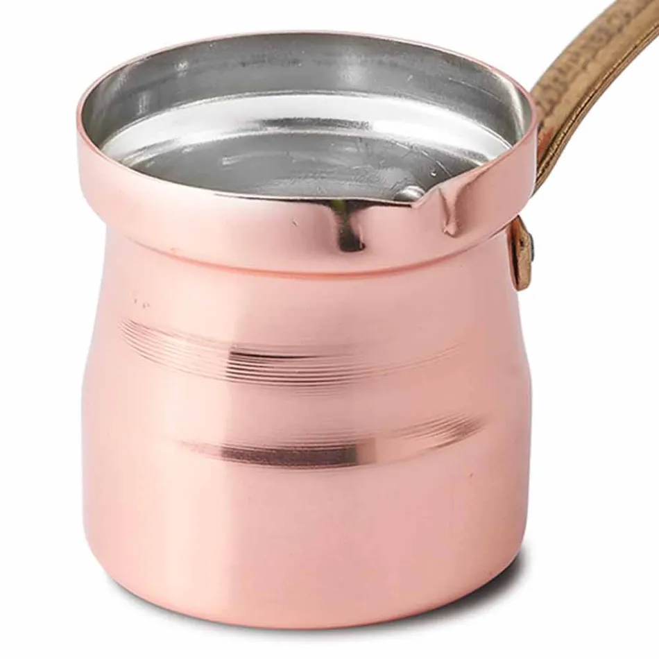 Turecki ekspres do kawy z ręcznie robionej miedzi ocynowanej Made in Italy - Gianlorenzo Viadurini