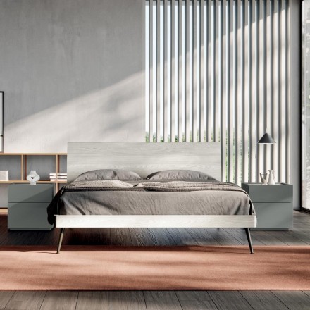 Kompletny pokój z 4 nowoczesnymi elementami designu Made in Italy - Majorka Viadurini