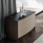 Nowoczesna 4-elementowa sypialnia Made in Italy - Calimero Viadurini