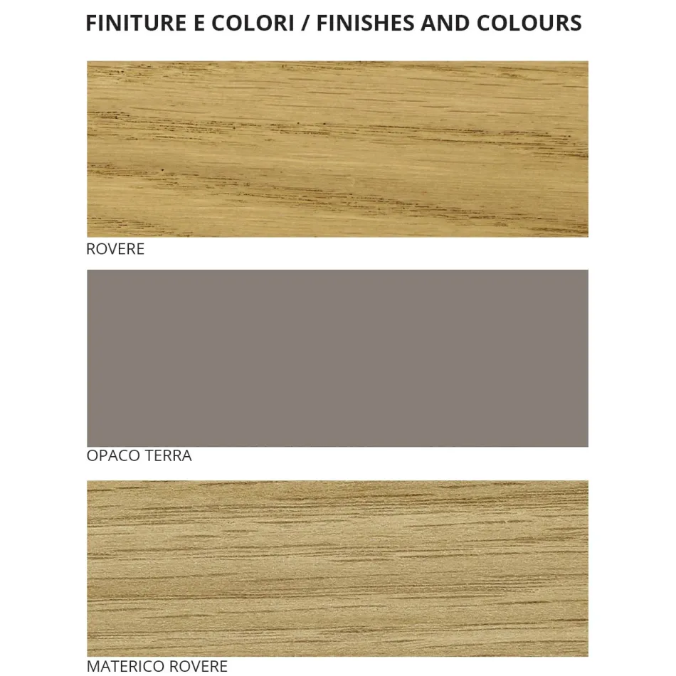 Nowoczesna 5-elementowa sypialnia Made in Italy Wysoka jakość - Precious Viadurini