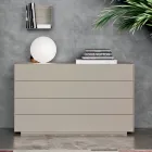 Kompletna sypialnia z 4 wysokiej jakości elementami Made in Italy - Odema Viadurini