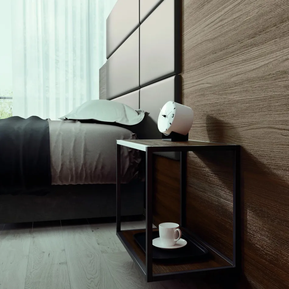 Pokój Dwuosobowy z 5 luksusowymi elementami Made in Italy - Emerald Viadurini