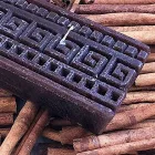 Prostokątna świeca zapachowa Artisan o zapachu cynamonu Made in Italy - Alissa Viadurini