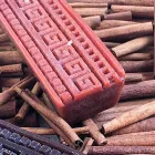 Prostokątna świeca zapachowa Artisan o zapachu cynamonu Made in Italy - Alissa Viadurini