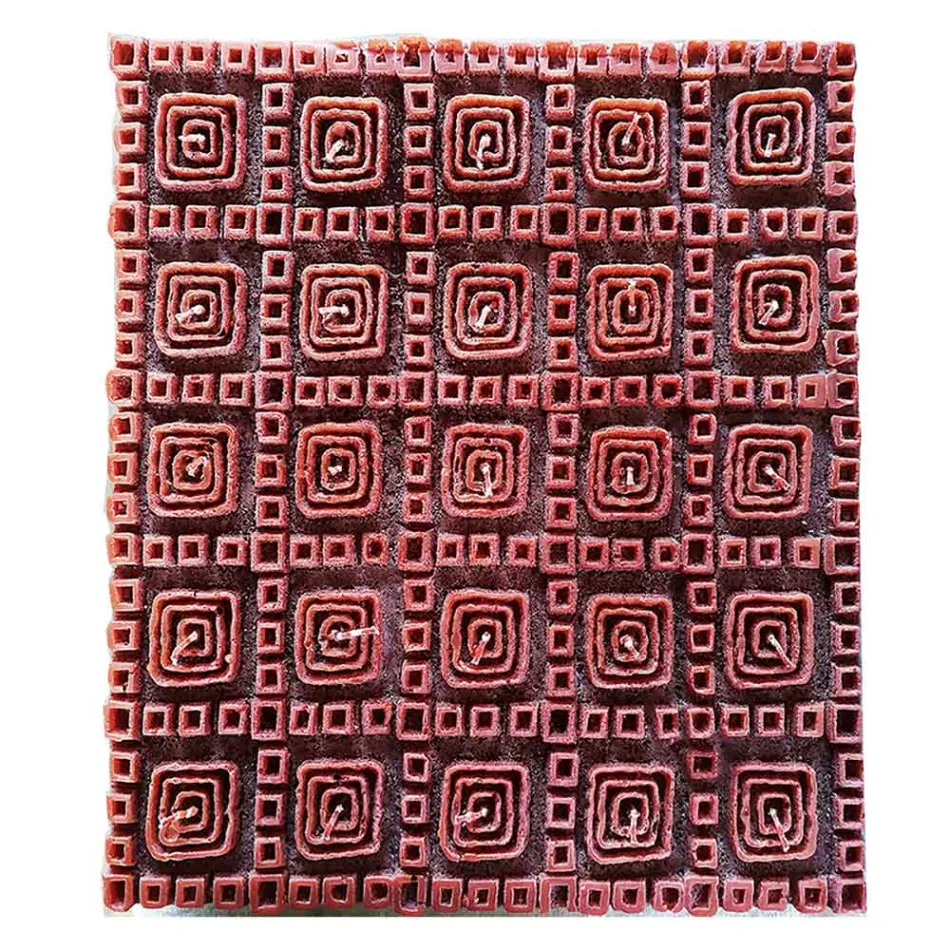 Świeca zapachowa z brązowego wosku z 25 knotami Made in Italy - Piura Viadurini