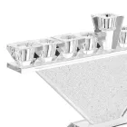 Włoski luksusowy design 9 Płomiennych kryształowych świeczników - Wanni Viadurini