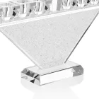 Włoski luksusowy design 9 Płomiennych kryształowych świeczników - Wanni Viadurini