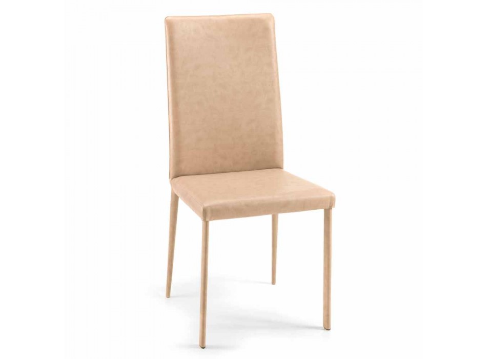 Krzesło Carly w nowoczesnym stylu wykonane we Włoszech Viadurini