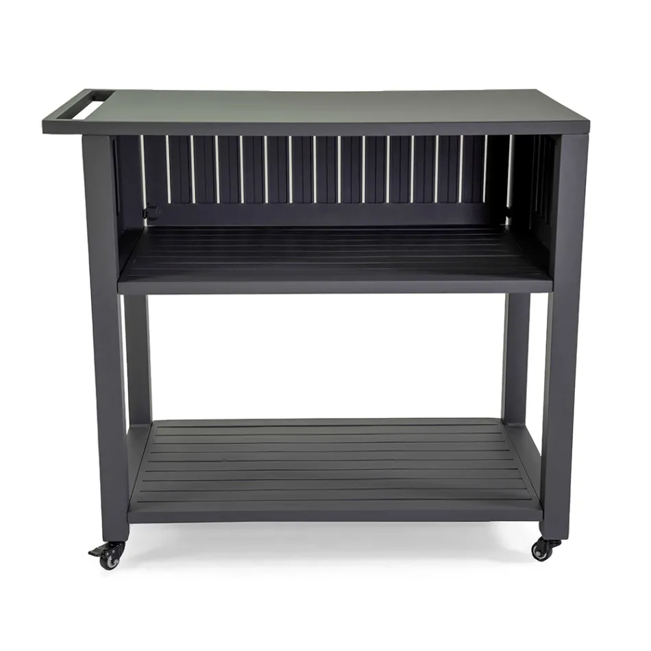 Wózek zewnętrzny z malowanego aluminium z różnymi wykończeniami - Hotel Viadurini