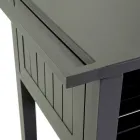 Wózek zewnętrzny z malowanego aluminium z różnymi wykończeniami - Hotel Viadurini