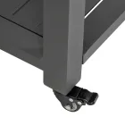 Wózek zewnętrzny z malowanego aluminium z różnymi wykończeniami - Hotel Viadurini