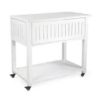 Wózek zewnętrzny z malowanego aluminium z różnymi wykończeniami - Hotel Viadurini