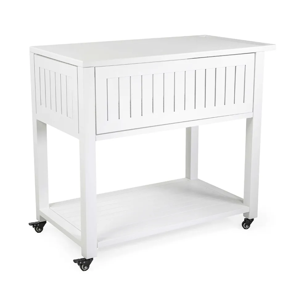 Wózek zewnętrzny z malowanego aluminium z różnymi wykończeniami - Hotel Viadurini