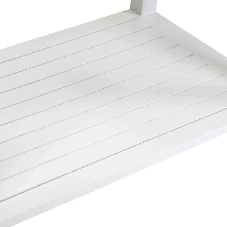 Wózek zewnętrzny z malowanego aluminium z różnymi wykończeniami - Hotel Viadurini