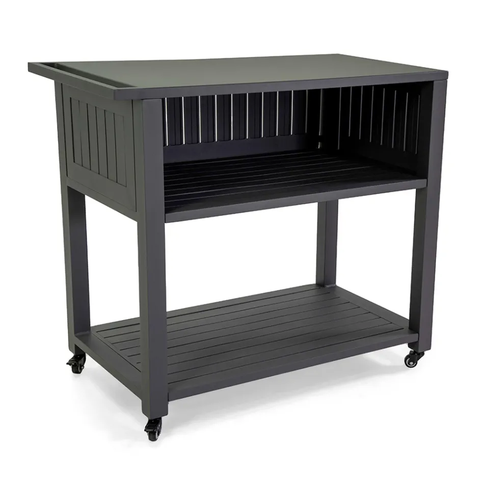 Wózek zewnętrzny z malowanego aluminium z różnymi wykończeniami - Hotel Viadurini