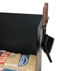 Metalowy wózek na woreczki na pellet z kółkami Made in Italy - Pinguino Viadurini