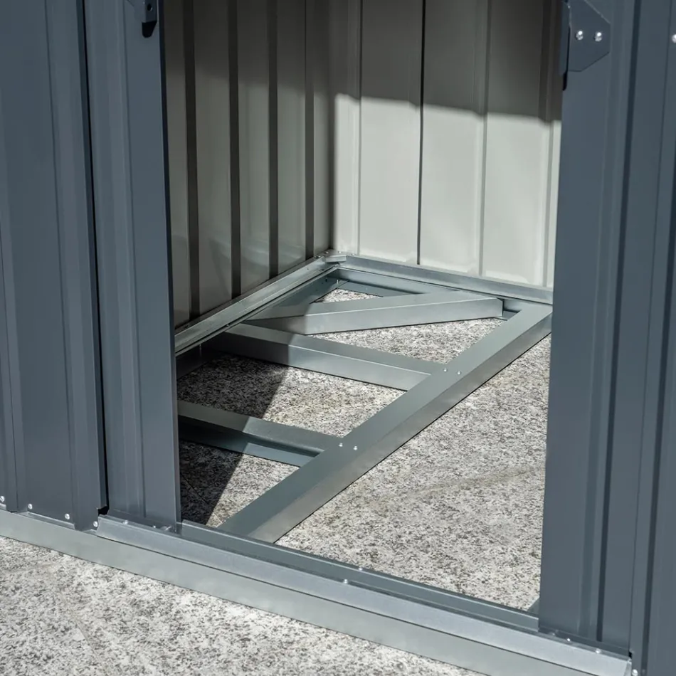 Domek ogrodowy z drzwiami zawiasowymi w różnych rozmiarach - Szczeniak Viadurini