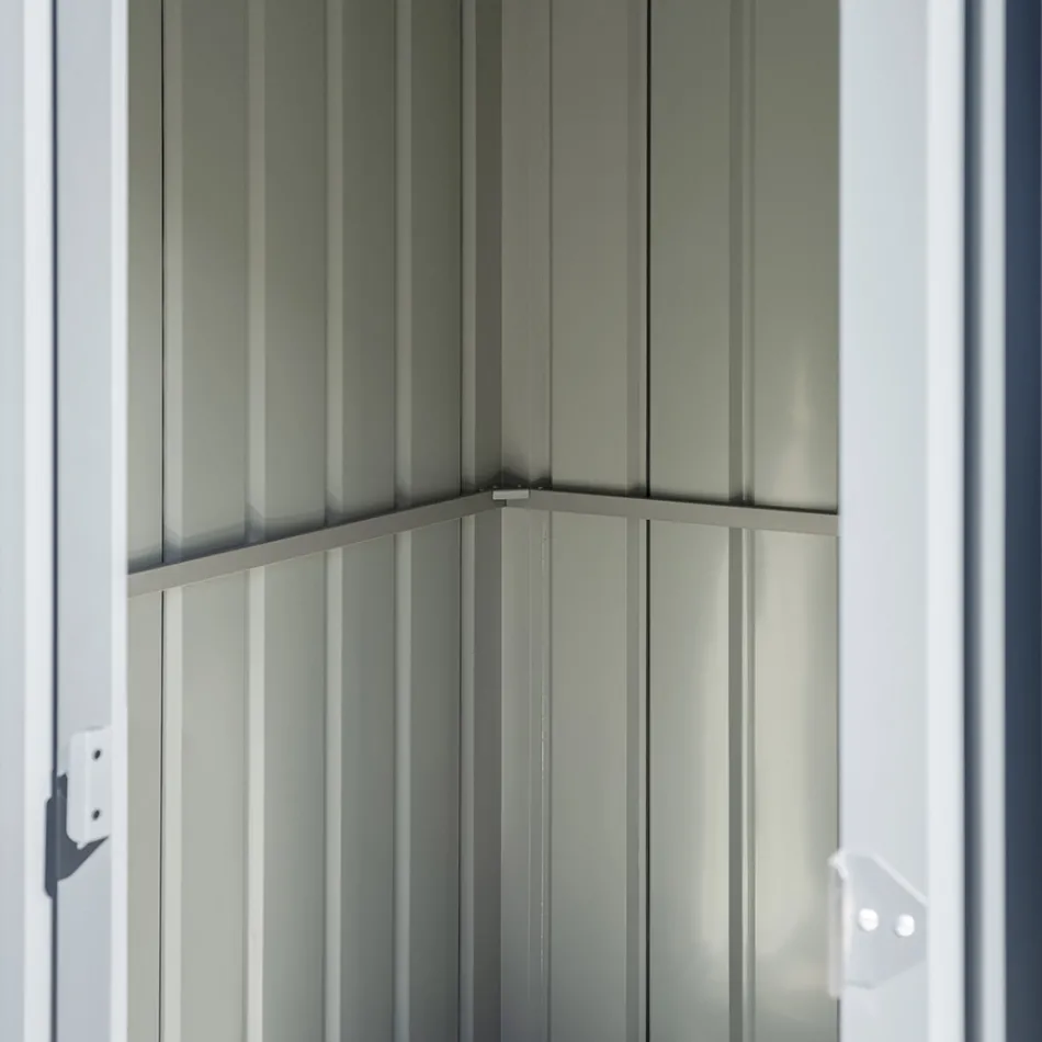 Domek ogrodowy z drzwiami zawiasowymi w różnych rozmiarach - Szczeniak Viadurini